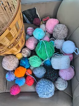 Small balls different colors many colors included