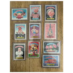 Lot of 10 Original 1986 Garbage Pail Kids Cards ~ EXCELLENT!