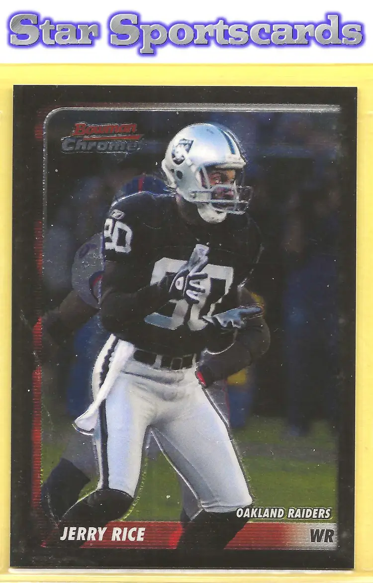 2003 Bowman Chrome #95 Jerry Rice Oakland Raiders