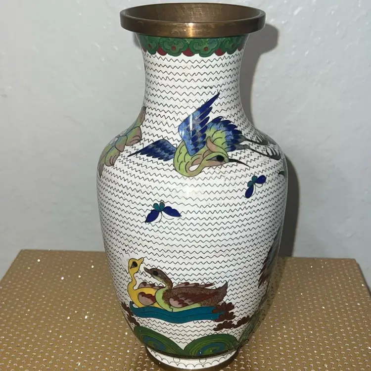 1900's Antique Chinese Cloisonné Vase