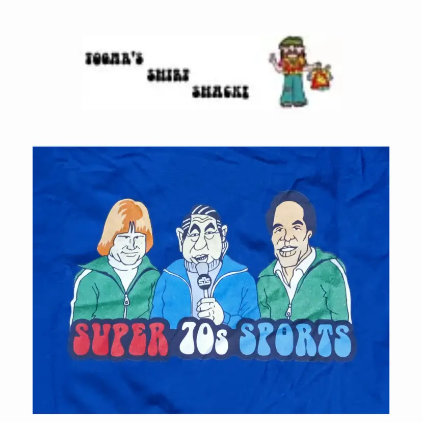 Super 70s Sports t-shirt NEW Howard Cosell Bruce Jenner OJ Simpson football