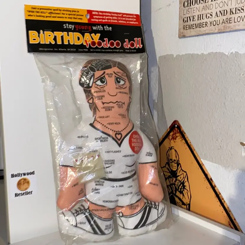 Birthday Voodoo Doll RARE