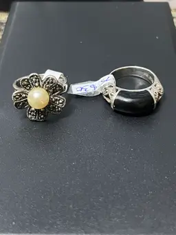Sterling Silver Marcasite Vintage Ring Pick One