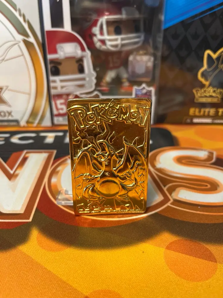 1999 Pokemon Burger King Gold Plated Charizard