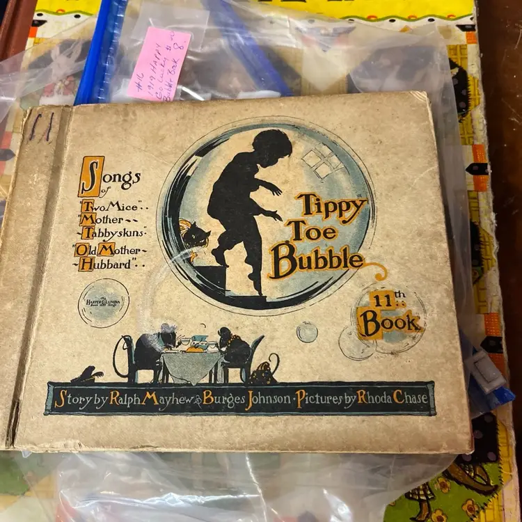 Bubble Book Set With Records. Seat Of Two. 1917