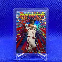 2025 Topps Chrome Update Marcelo Mayer Power Players RC Boston Red Sox
