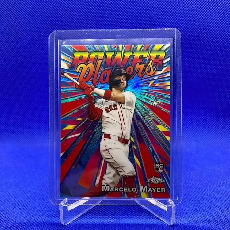 2025 Topps Chrome Update Marcelo Mayer Power Players RC Boston Red Sox