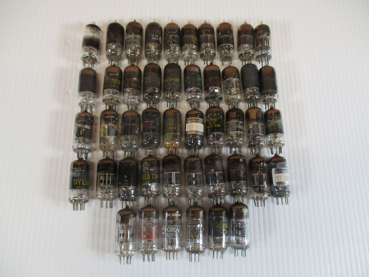 6CB6 6CB6A Vacuum Tubes Lot of 46 Untested Great for Art Projects