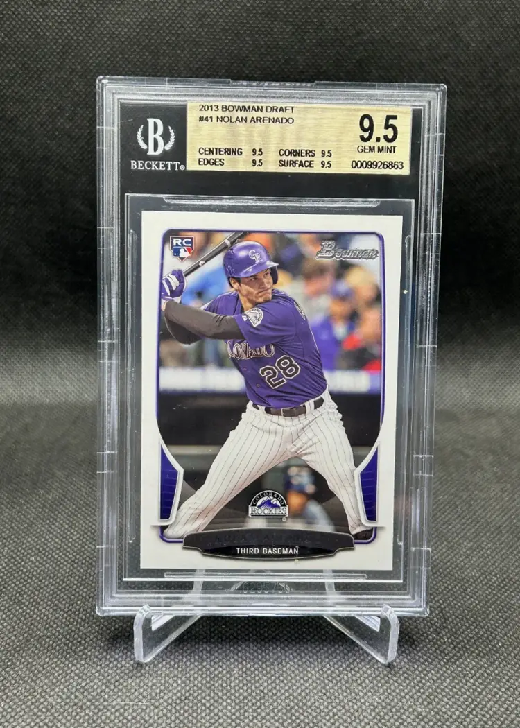 Nolan Arenado 2013 Bowman Draft Picks & Prospects Rookie Card BGS 9.5