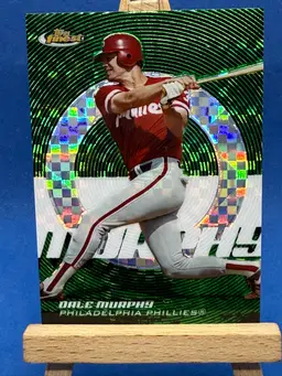 2005 Topps Finest Dale Murphy Green X-Fractor /50 Philadelphia Phillies