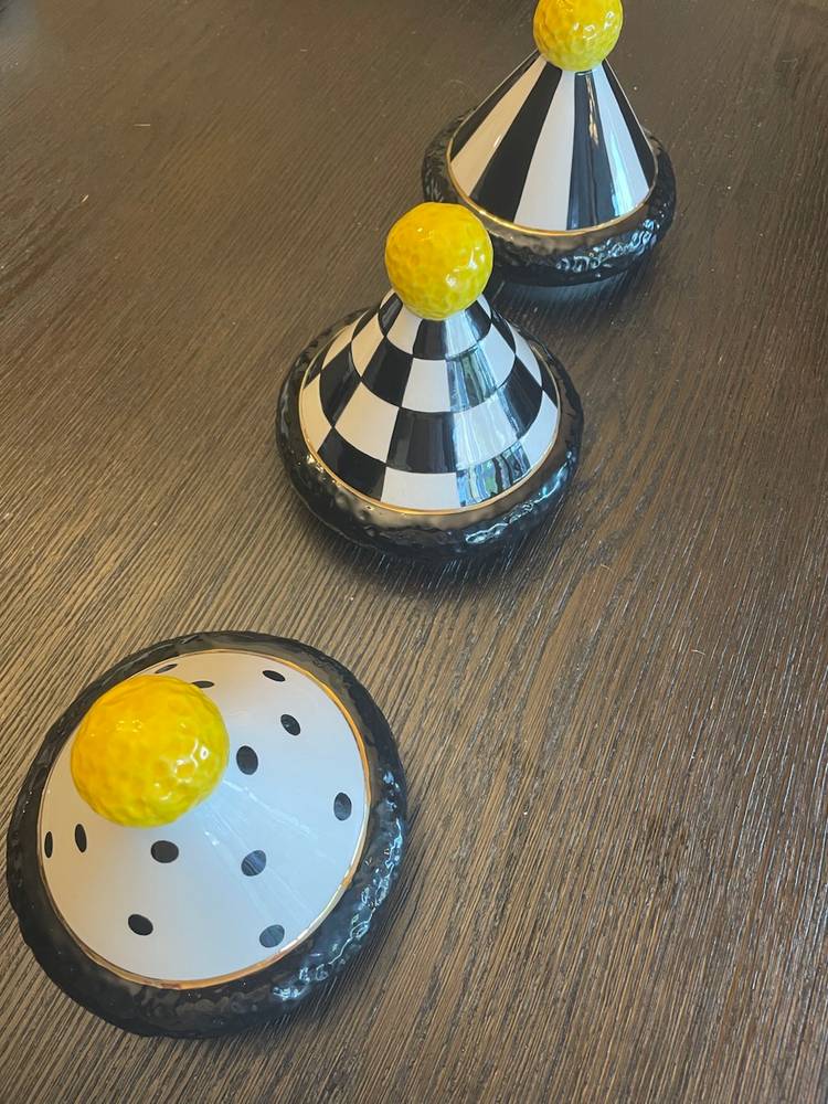 Mackenzie- Childs Hats- Set Of 3