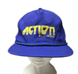VTG 1990s Action By Classico Gaming Atari Hat Snapback Cap Rope Nylon Yupoong