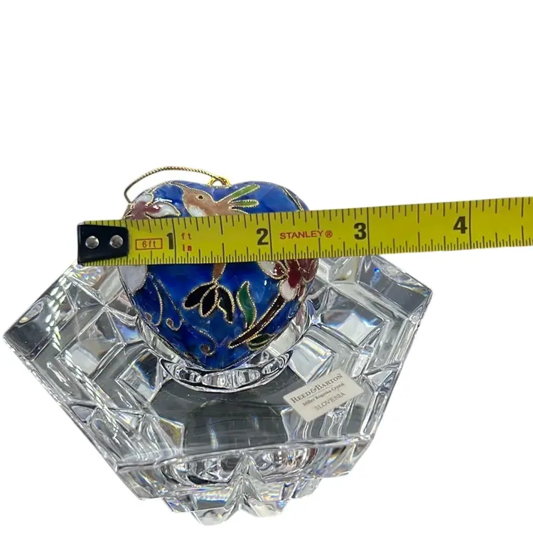 Cloisonné heart Ornament
Hummingbird Fuchsia Flower