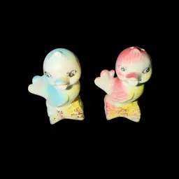 (2) Vintage Bird Shaker Set