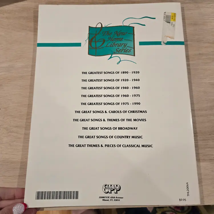 The Great Songs & Carols of Christmas vol 6 Simplified Piano 1990