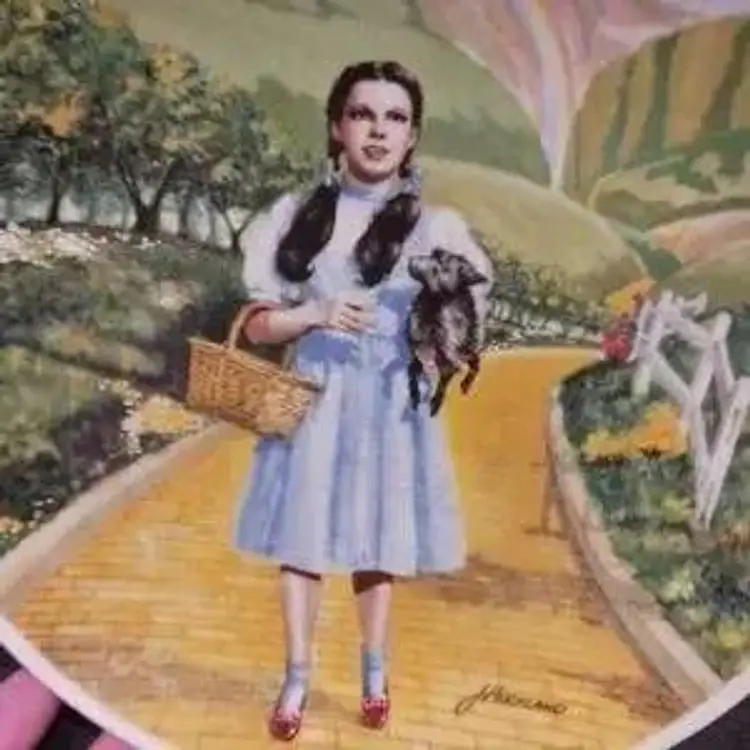 MGM Wizard of Oz, "Over the Rainbow" Collectors Plate ~1st Edition (Knowles)