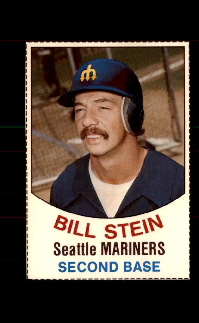 1977 Hostess #136 Bill Stein - (pk1) - Seattle Mariners