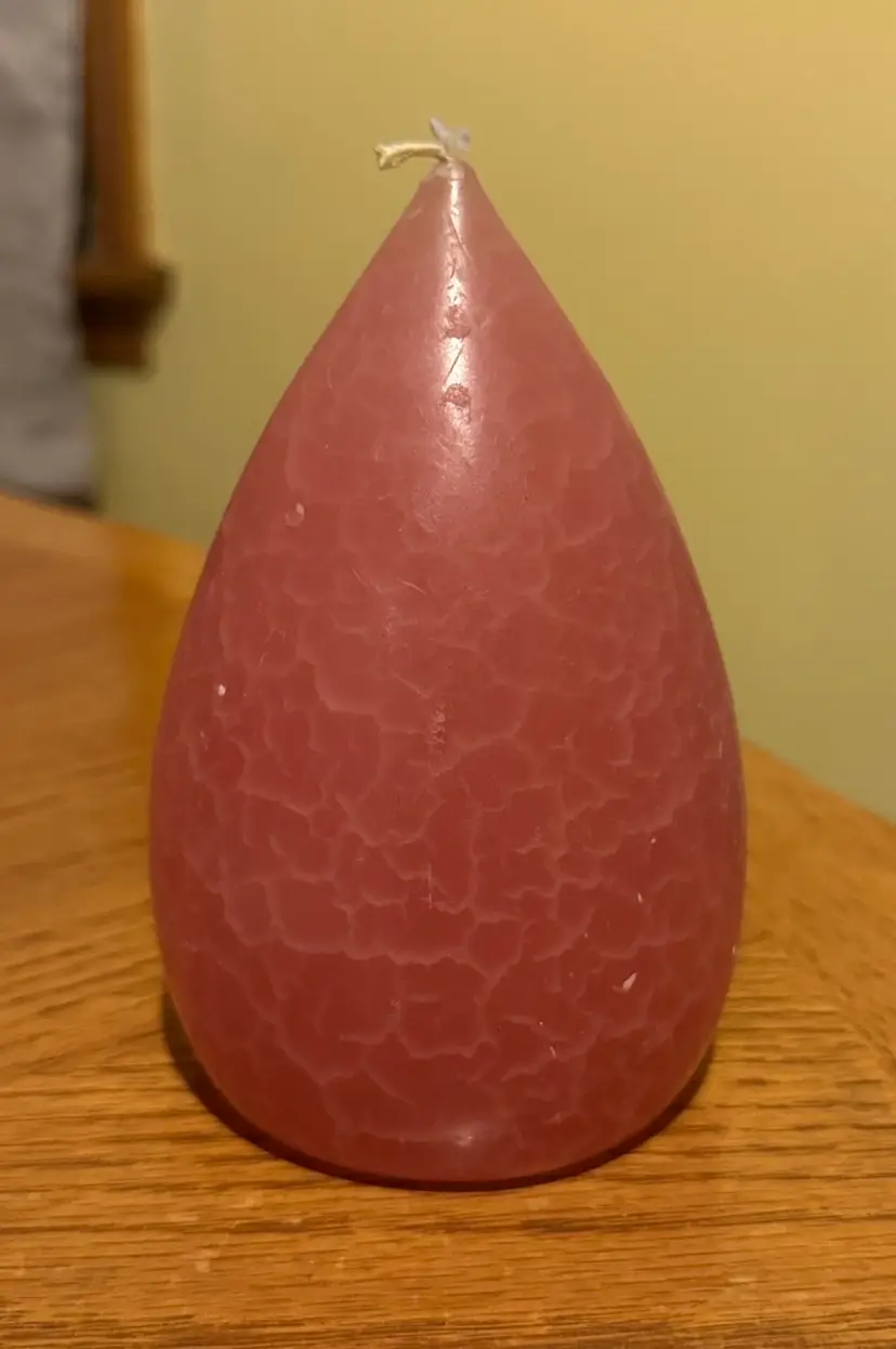 Barrick Design Candle 6” pink