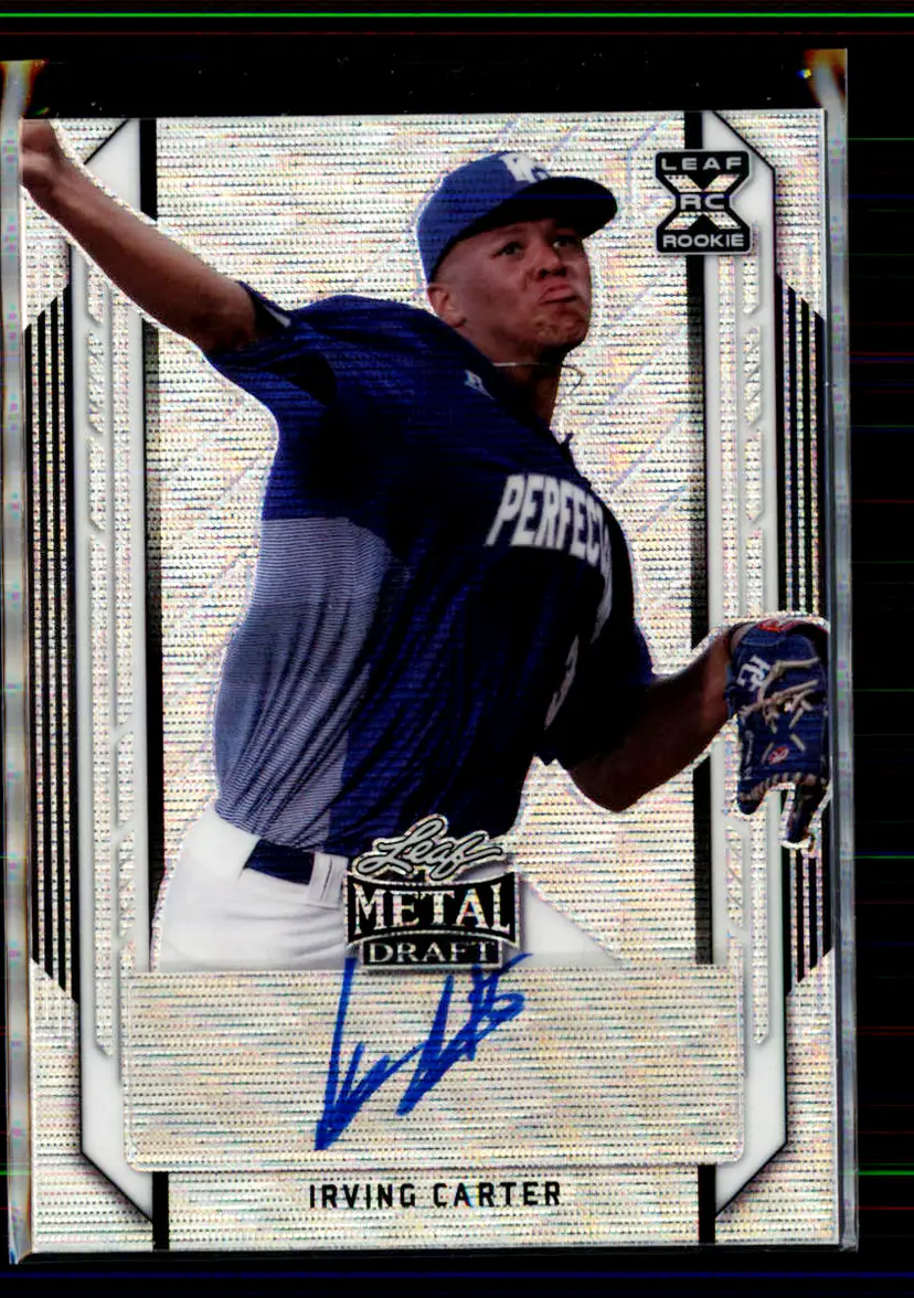 Irving Carter 2021 Leaf Metal Draft Silver #BA-IC1 - nan - (151-78)