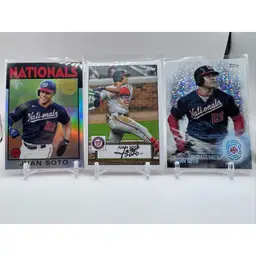 MBB #21 Juan Soto Insert Lot (3 cards)