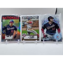 MBB #21 Juan Soto Insert Lot (3 cards)
