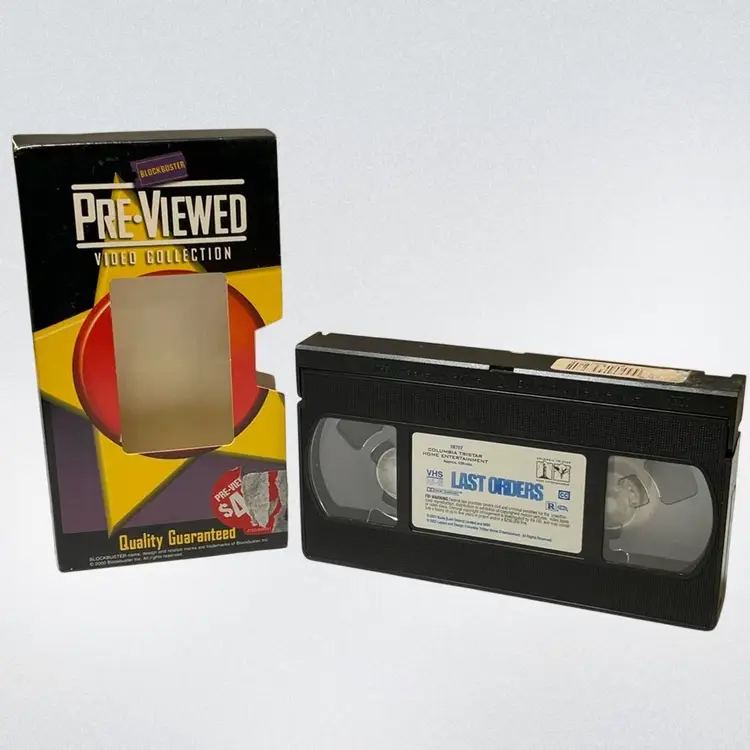 Blockbuster Video Case & VHS - Last Orders Pre-Viewed
