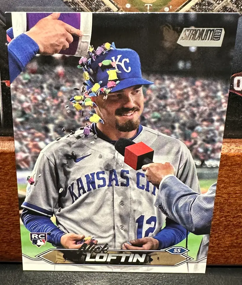 Nick Loftin RC 2024 Stadium Club 106 Kansas City Royals