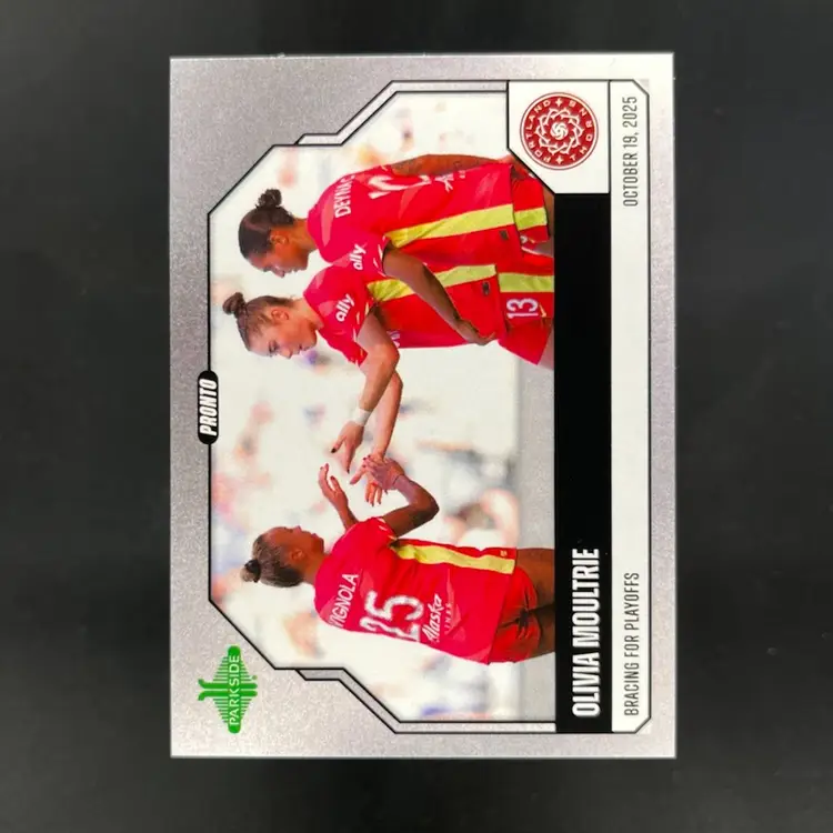 Olivia Moultrie 2025 Parkside Pronto NWSL Silver /10 #179 Portland Thorns Soccer Card