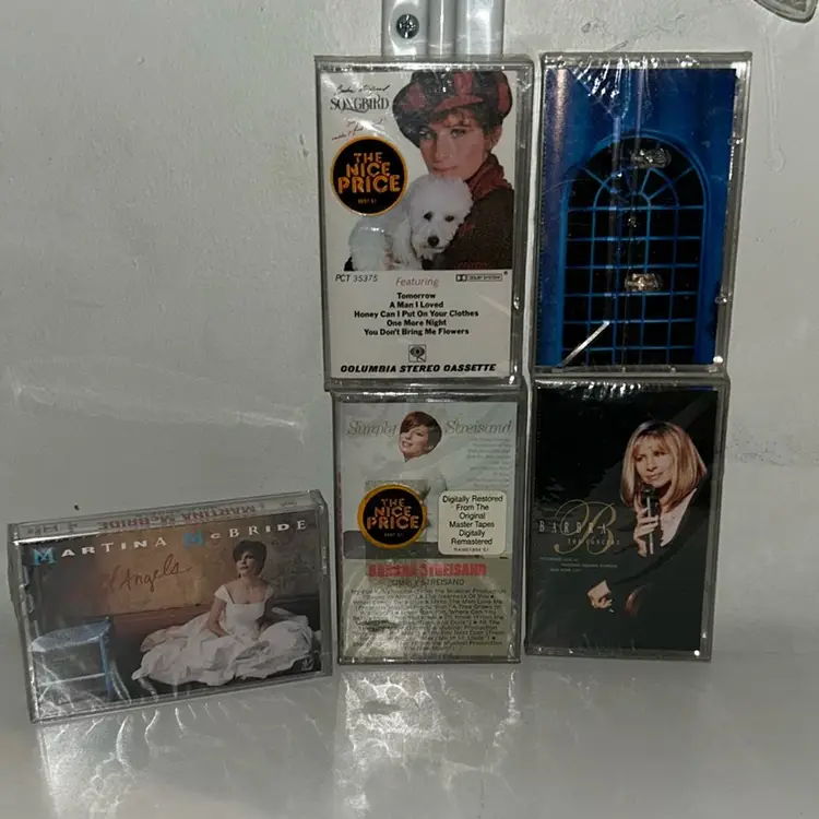 Lot Of 5 Cassette Tapes, Sealed, See Pictures And Description