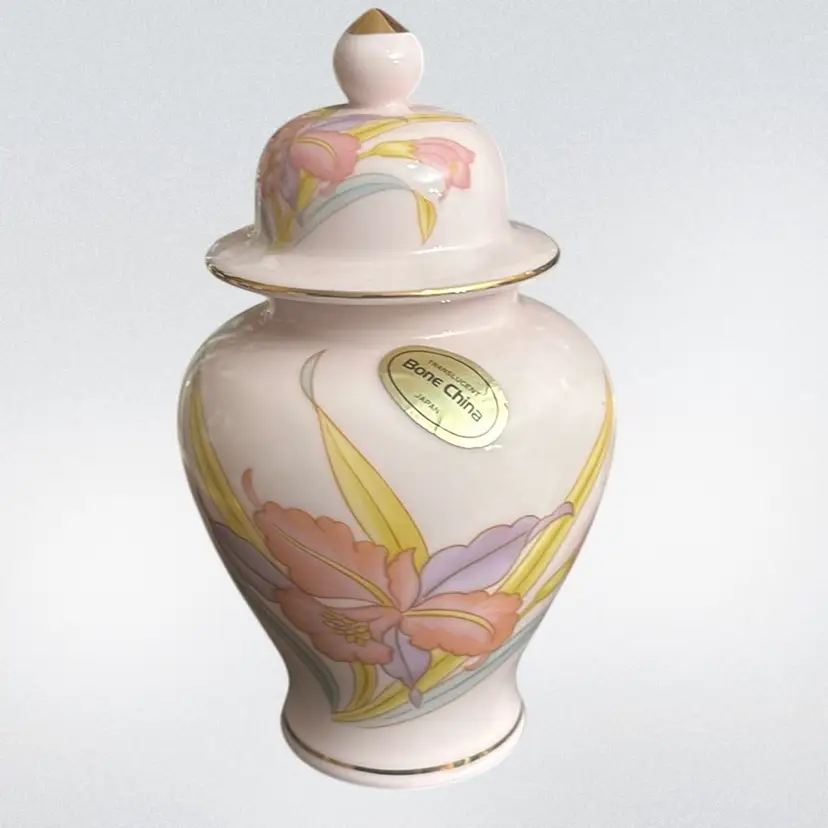 Pink Japan Orchid Ginger Jar