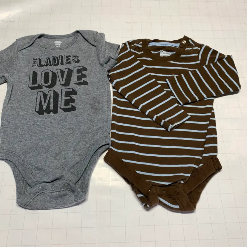 2-Boys Onesies 6-12m
