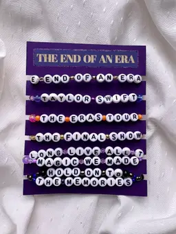 Swiftie Beaded Friendship Bracelets - Set of 6 - End of an Era