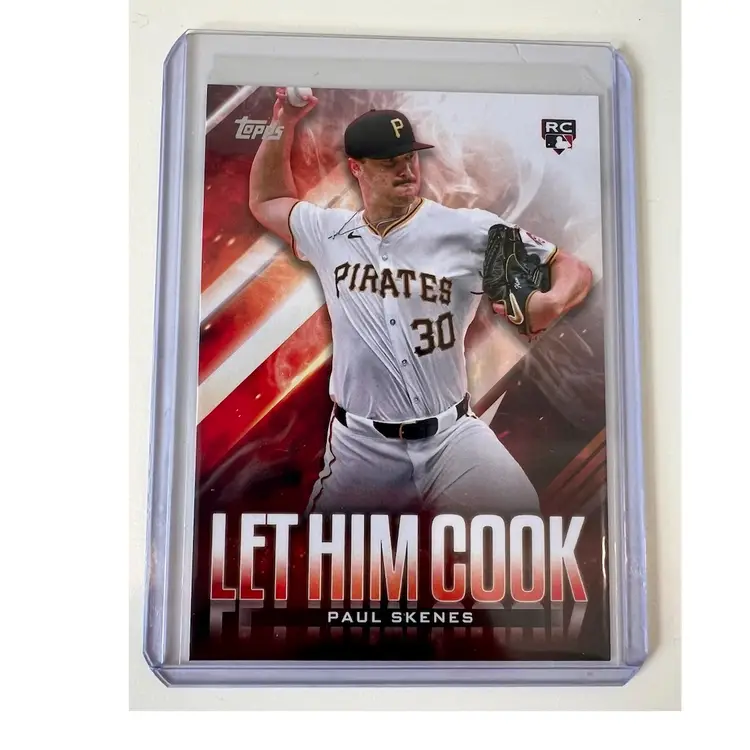 Paul Skenes RC Let Him Cook Pittsburgh Pirates