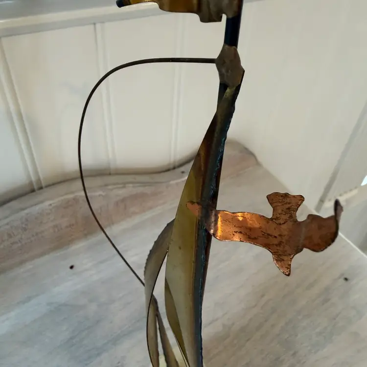 Brass Sailboat Sculpture