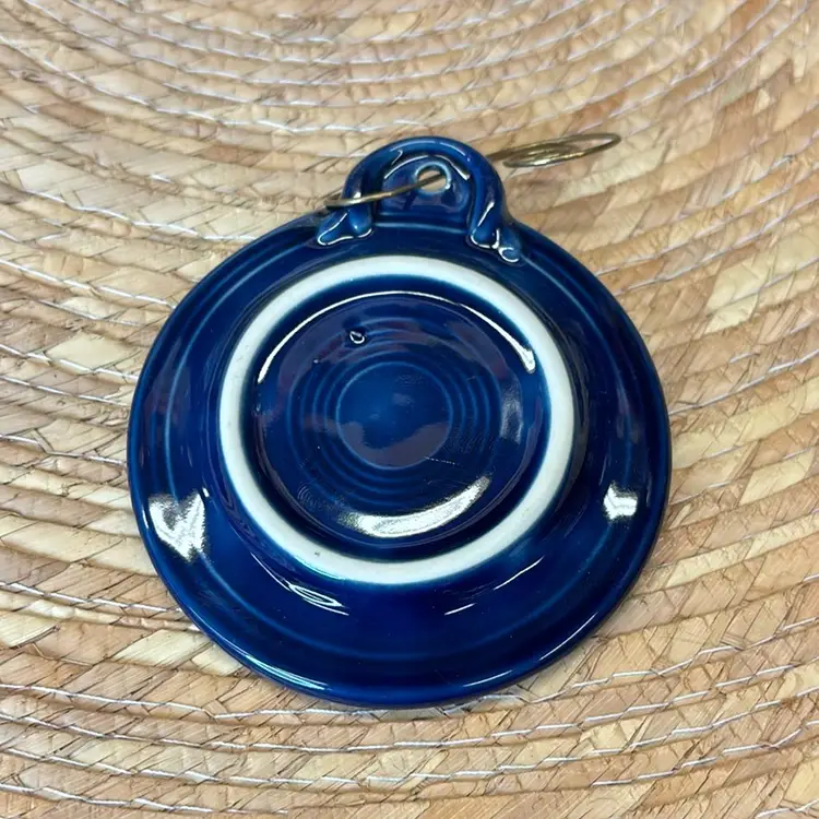 Fiesta Ware Blue Ornament 2011 3 1/2” Tall