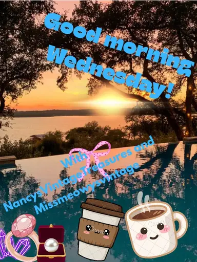 Wednesday glow up! with Co-host @NancysVintageTreasures