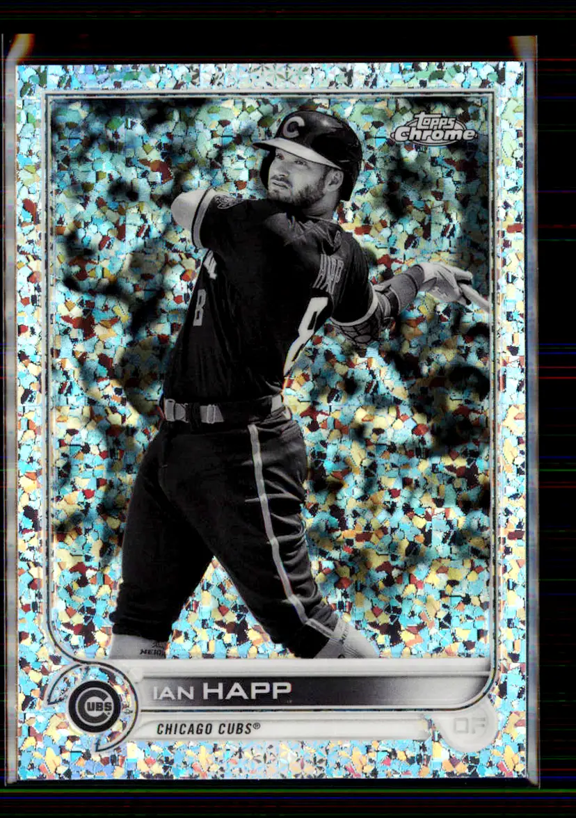 Ian Happ 2022 Topps Chrome Speckle Refractor #199 - Chicago Cubs - (147-274)