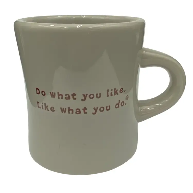 Life Is Good Coffee/Tea  Mug, "The Goodfather," Do What You Like...16 oz, Taupe