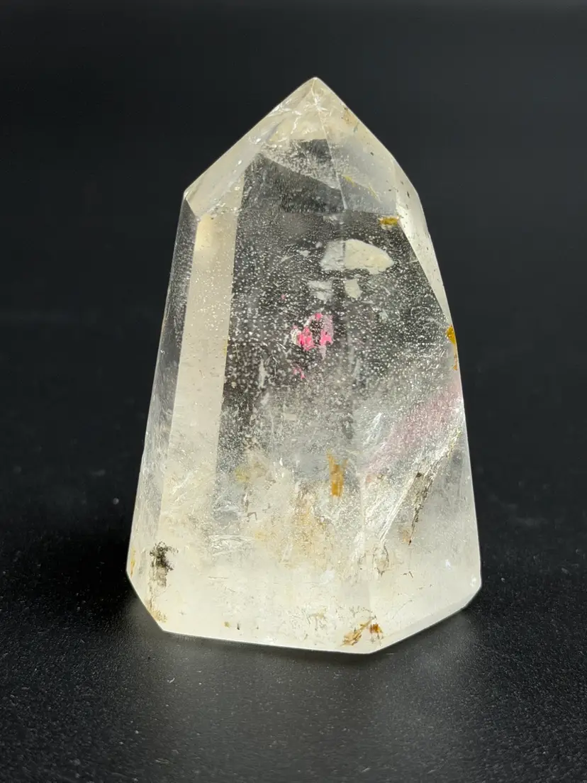 Natural Garden Quartz Tower Clear Point Stone Healing Crystal Obelisk 2.5" 110g