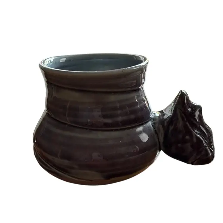 Pottery Right Grip Thumb Rest Mug