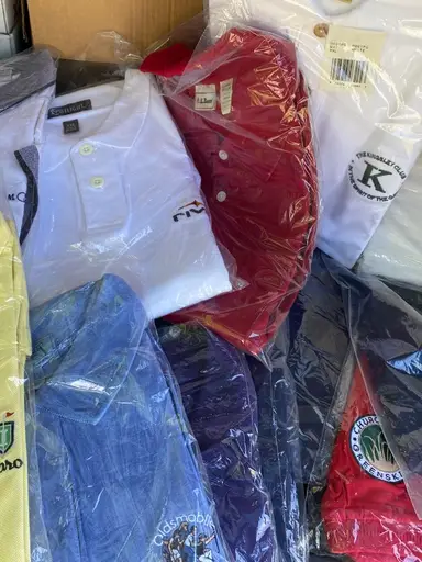 Get Your Swing On In Style Tons Of Name Brand New And Like New Golf Shirts And More. Polo Golf. Nike Golf. Adidas,  Foot joy Slazenger