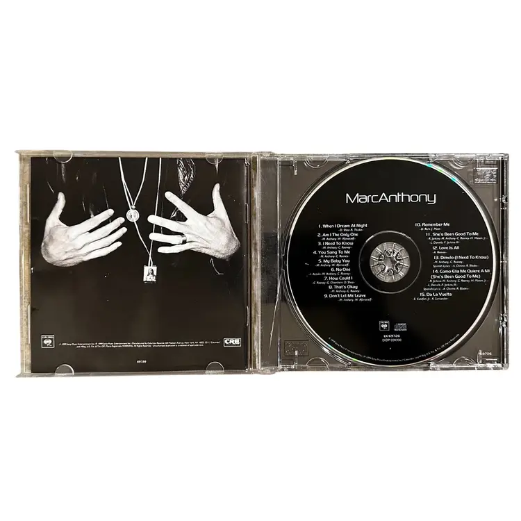 Marc Anthony by Marc Anthony CD (1999 Columbia)
