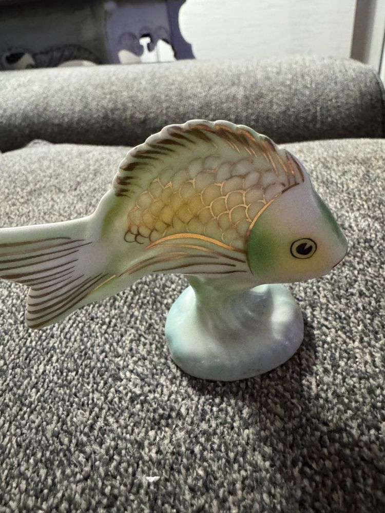 Vintage Porcelain Fish Figurine