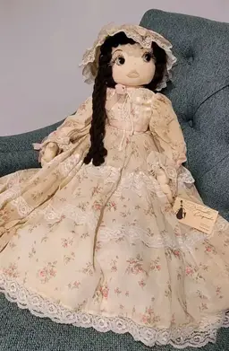 Vintage One Of A Kind Hand Made Doll “Eleanor”