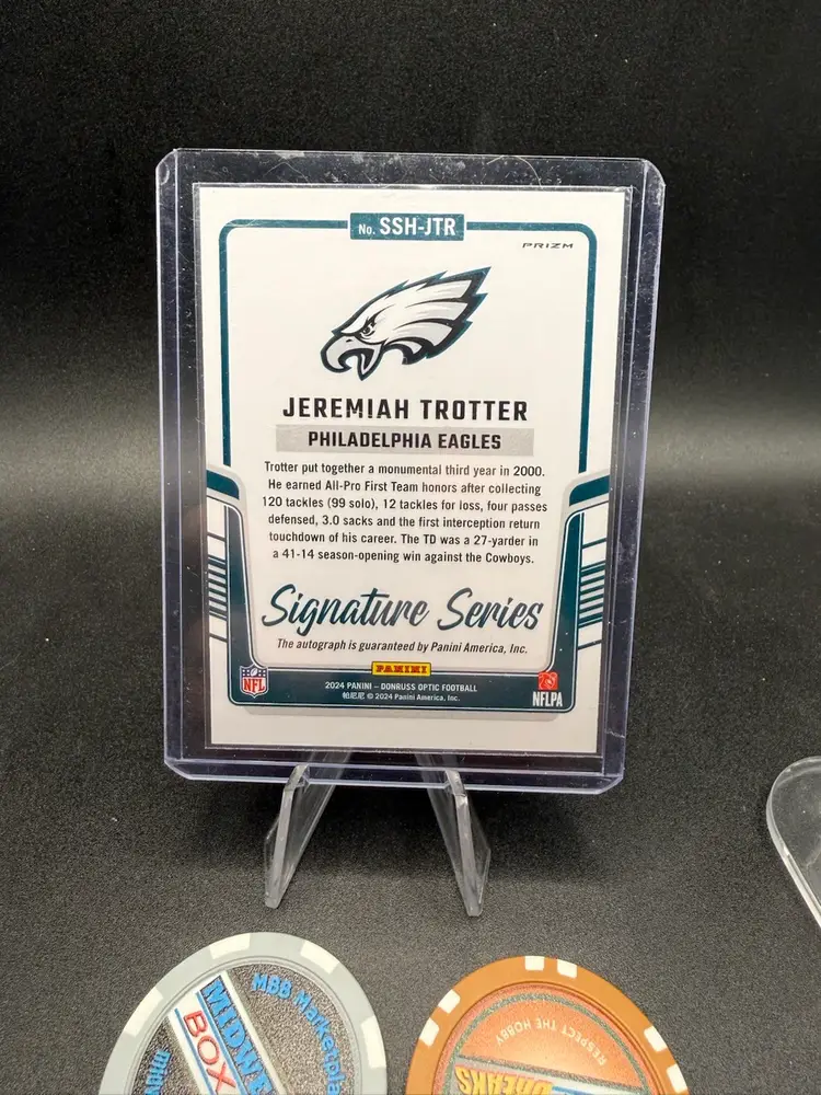 Jeremiah Trotter Auto Donruss Optic 2024