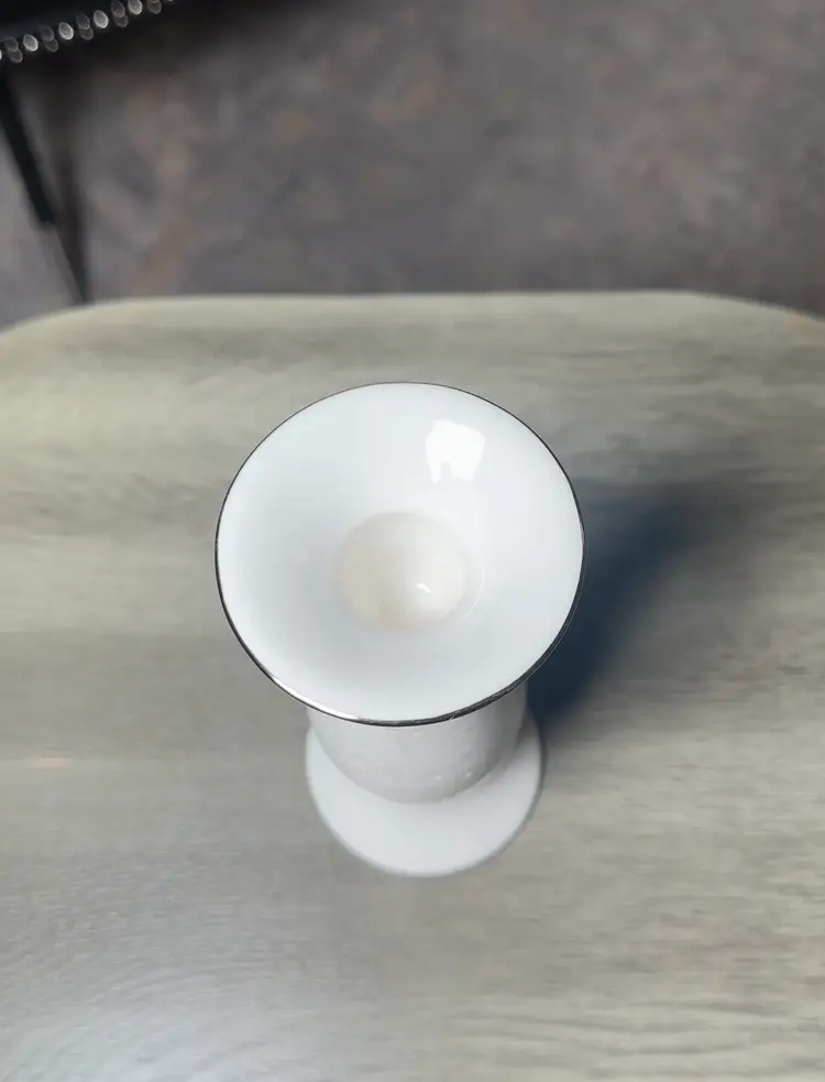 Lenox Opal Innocence Wedding Promises Candle Holder 6”