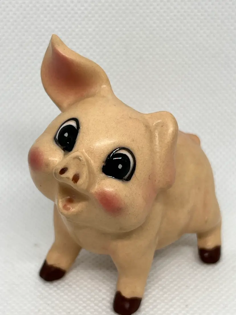 Vintage Josef’s Originals Piglet Figurine Anthropomorphic
