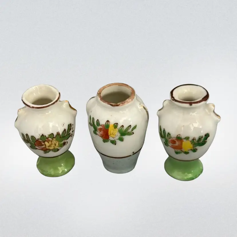 Set Of 3 Mini Vases
