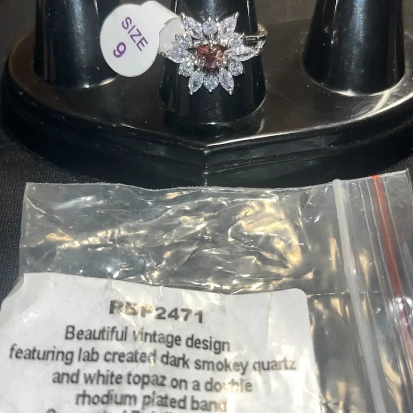 Bomb Party 2471 Size 9 Dark Smokey Quartz