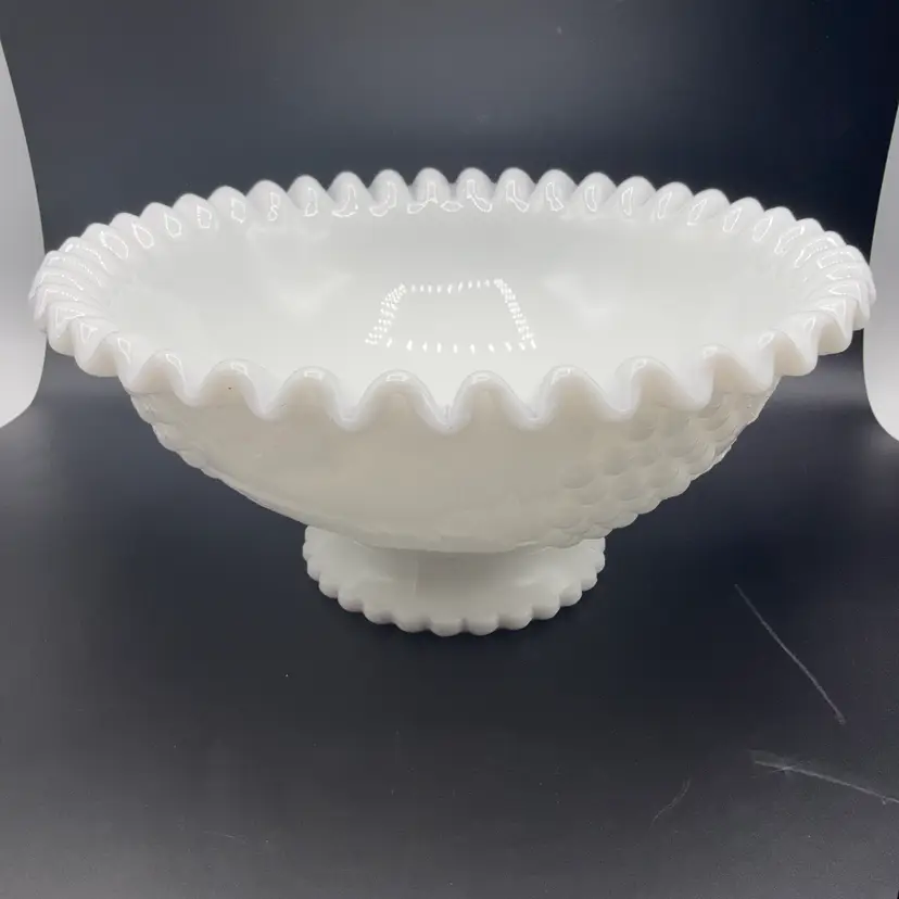 Indiana Glass Harvest Grape Pattern Large Serving Console Bowl